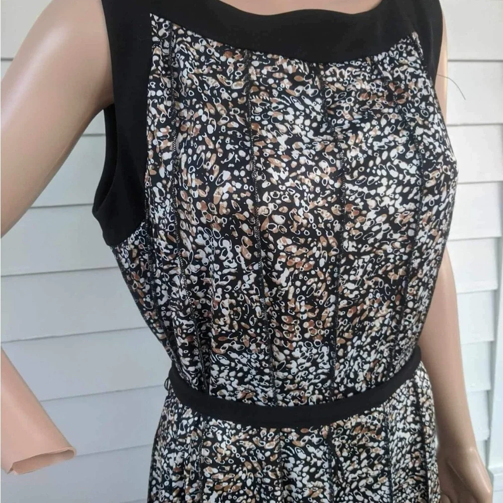 cj Banks | 14W | fit and flare dress | EUC | stretchy with waist tie - Picture 6 of 7